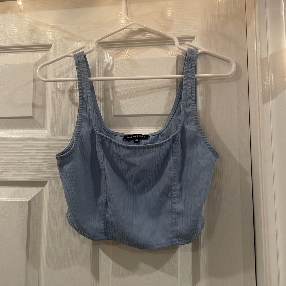 Kendall and Kylie Blue Tank Top